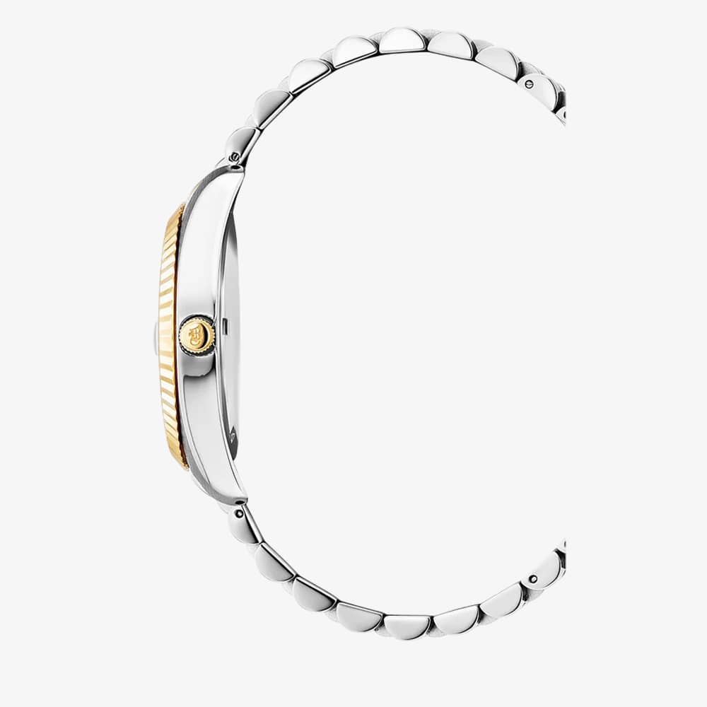 Jacques du Manoir Mens Inspiration Business Champagne Dial Two Tone Bracelet Watch JWN01704