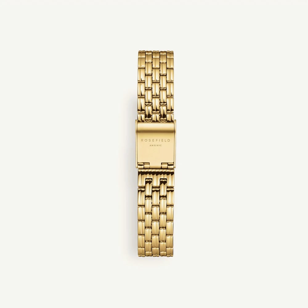 ROSEFIELD Ladies Muse White Dial Golden Bracelet Watch MUWGSG-MU01