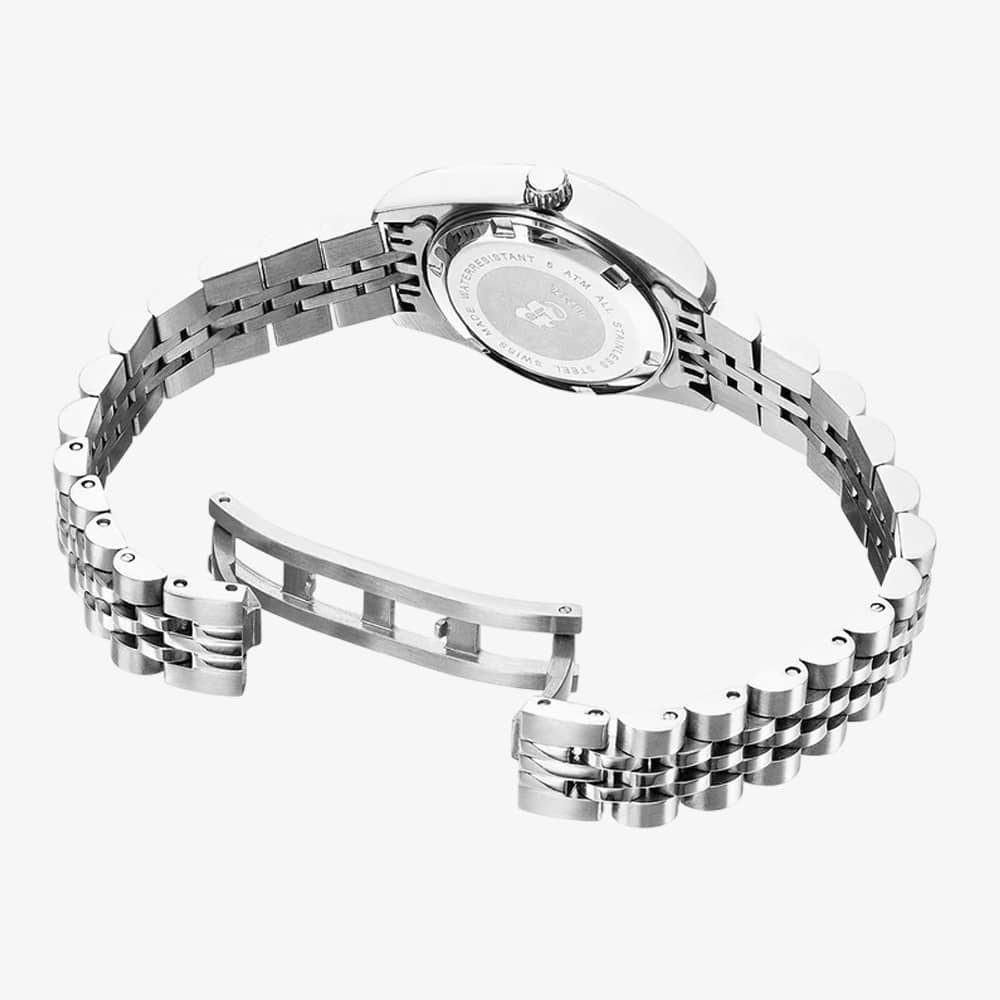 Jacques du Manoir Ladies Inspiration Elegance 26mm Silver Dial Bracelet Watch NRO.02