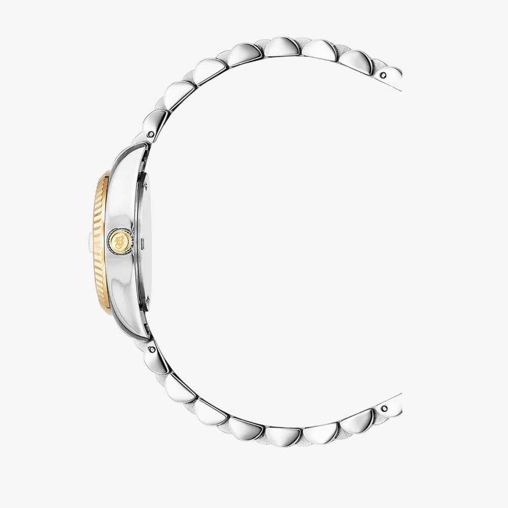 Jacques du Manoir Ladies Inspiration Elegance 26mm Black Dial Two Tone Bracelet Watch NRO.20