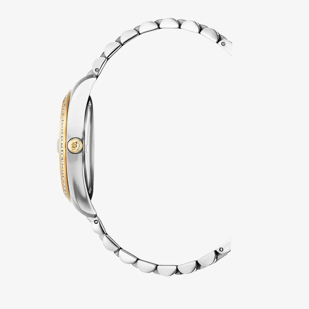 Jacques du Manoir Ladies Inspiration Elegance Silver Dial Two Tone Bracelet Watch NROP.07