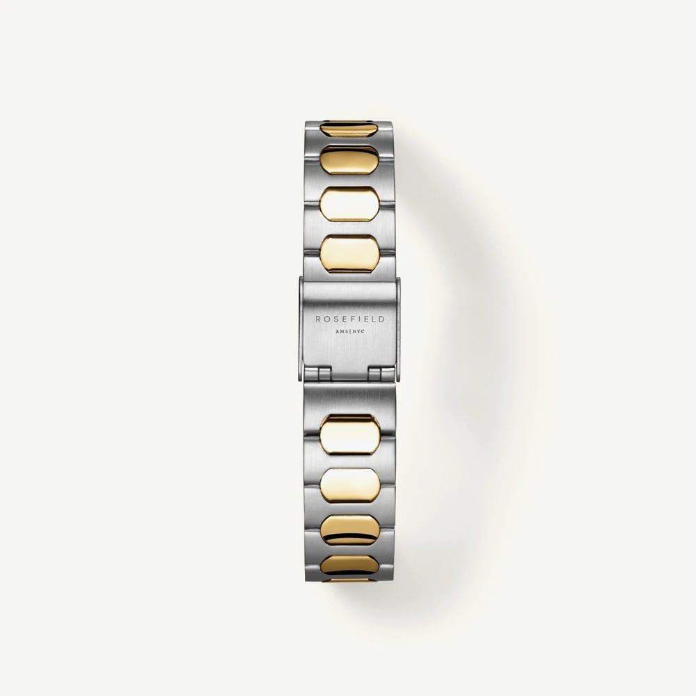 ROSEFIELD Ladies Gaia White Dial Two Tone Bracelet Watch ORCDSD-OR03
