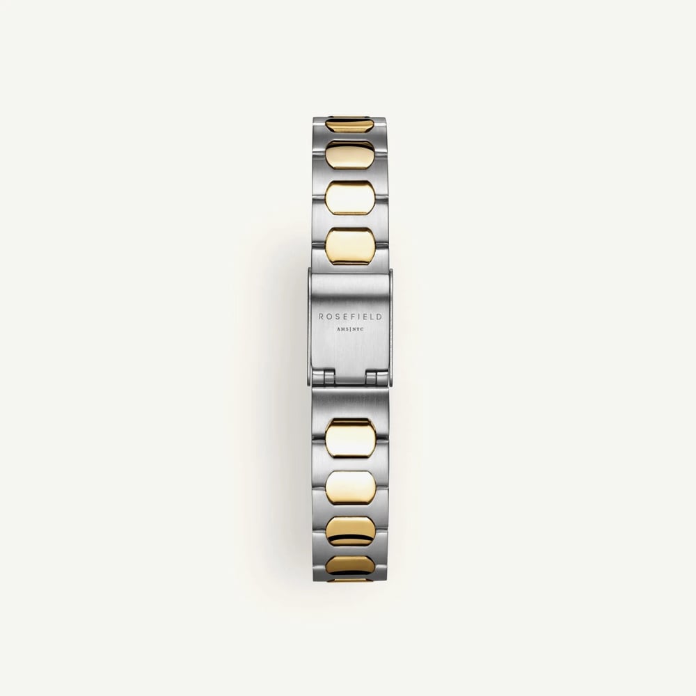 ROSEFIELD Ladies Gaia XS White Dial Two Tone Bracelet Watch ORCDSD-OR06