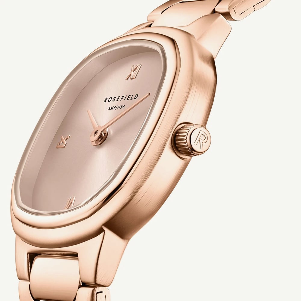 ROSEFIELD Ladies Gaia XS Rose Gold Dial Bracelet Watch ORSRSR-OR07
