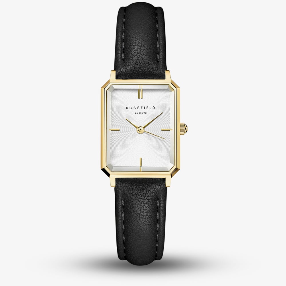 Rosefield OWBLG-O84 Octagon XS (19.5mm) White Dial / Black Watch - Image 2