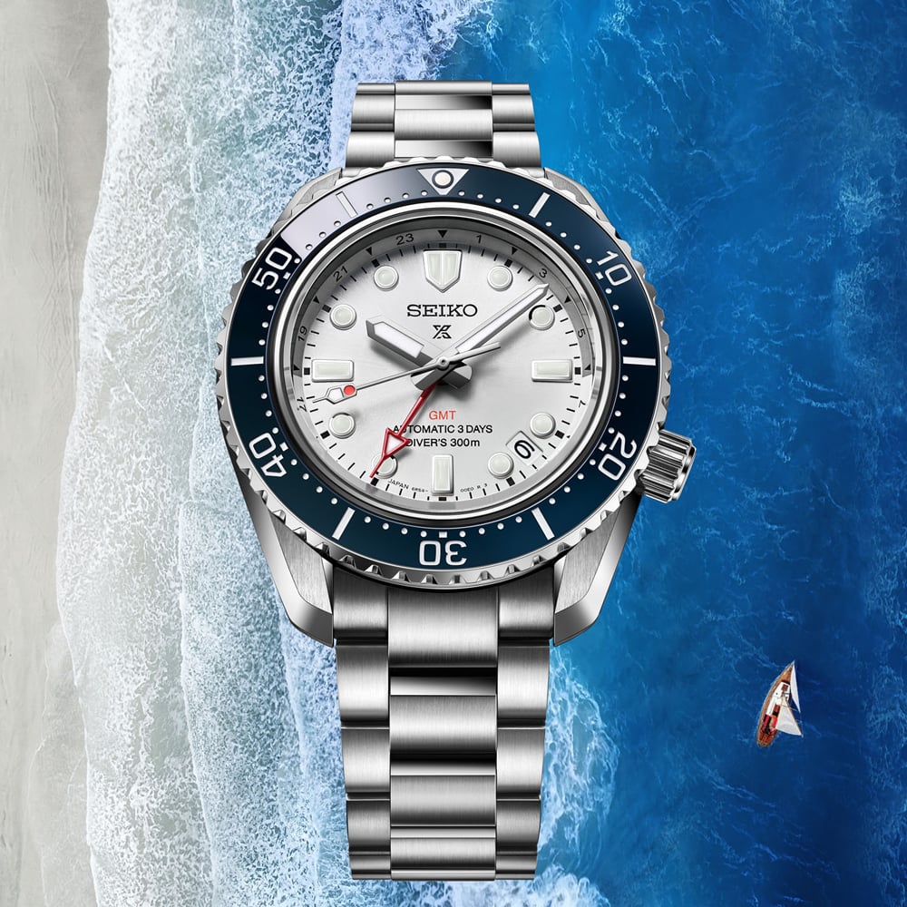 Seiko Mens Prospex 1968 Heritage Divers GMT 60th Anniversary Watch SPB519J1