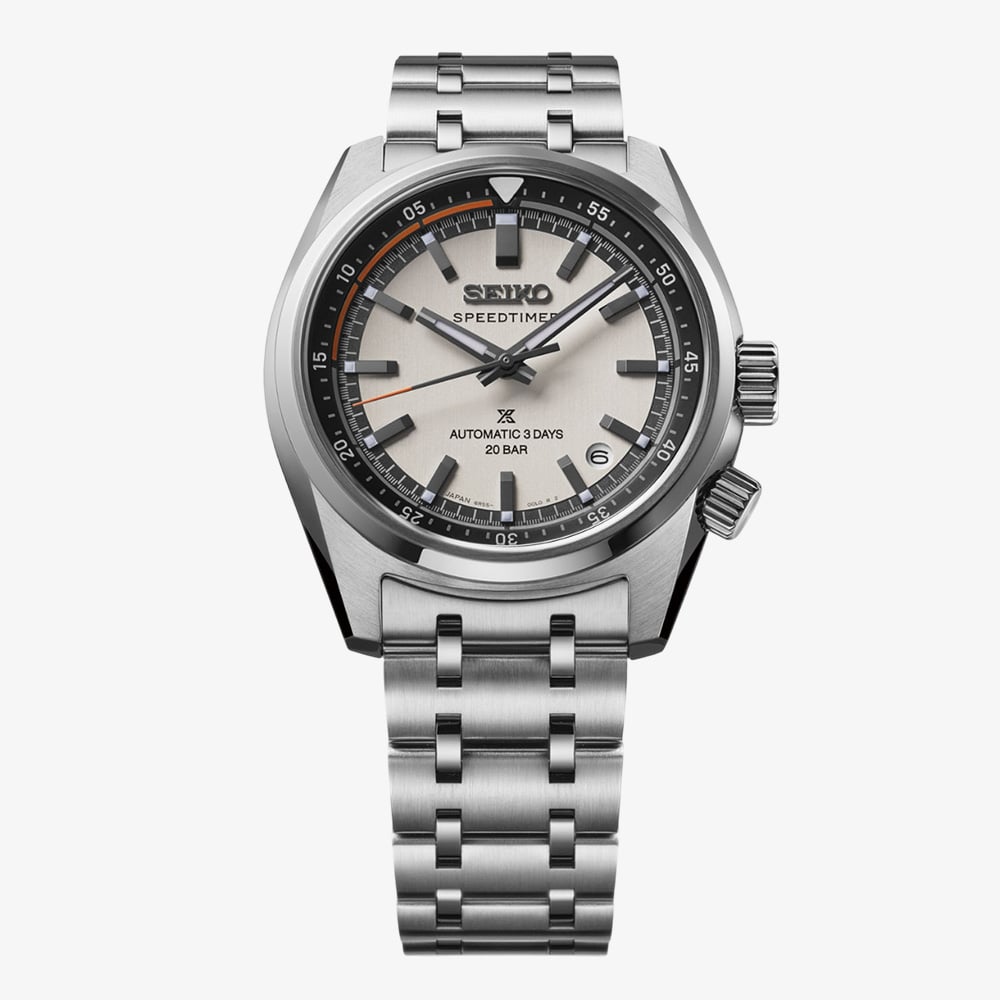 Seiko Mens Prospex Speedtimer 6R Compact Countdown Grey Watch SPB513J1