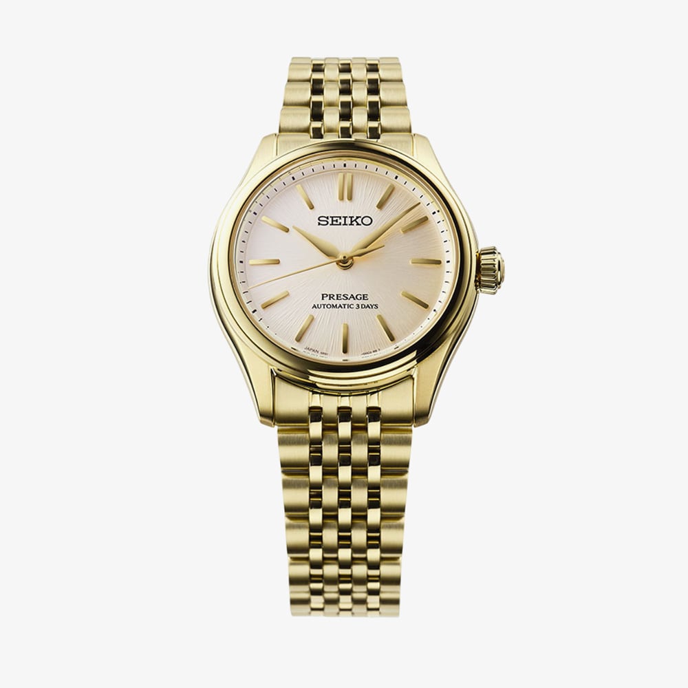 Seiko Unisex Presage Classic Shiro Iro Gold Watch SPB524J1