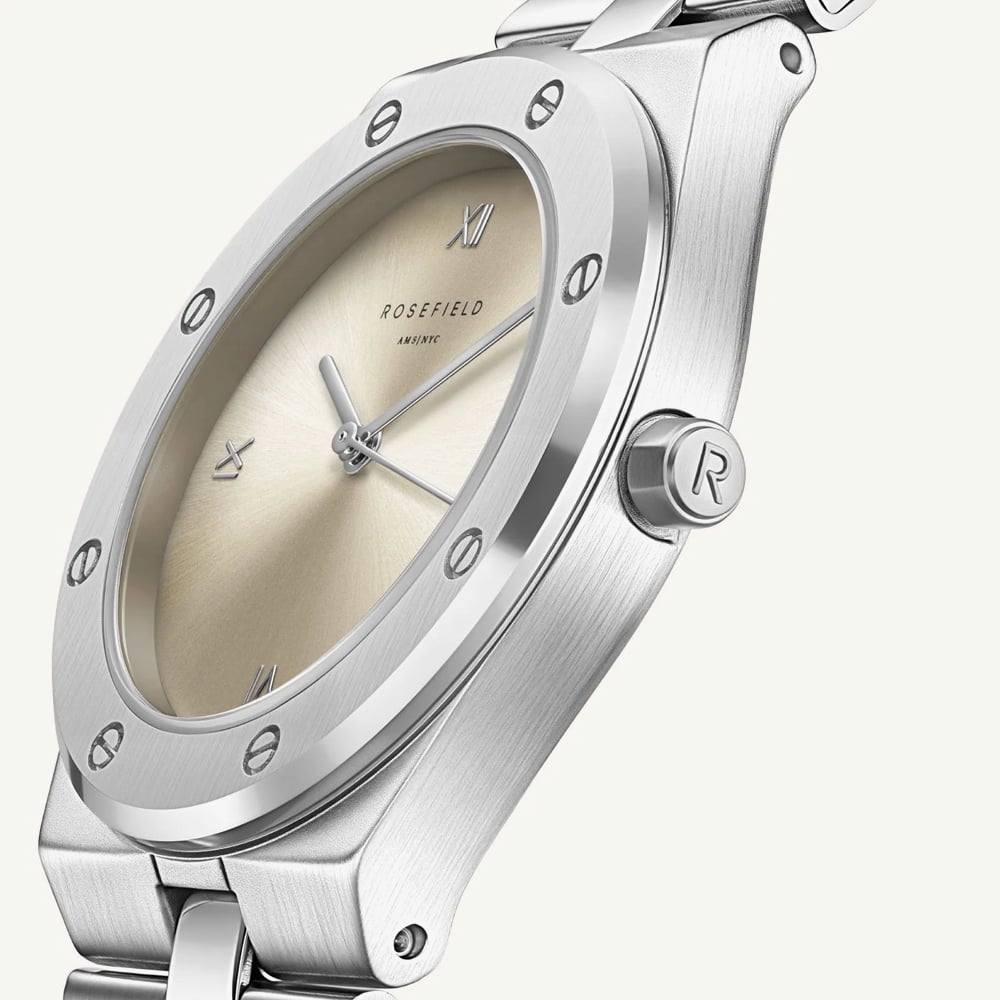 ROSEFIELD Ladies Rose Champagne Dial Bracelet Watch SPCSSS-SP03