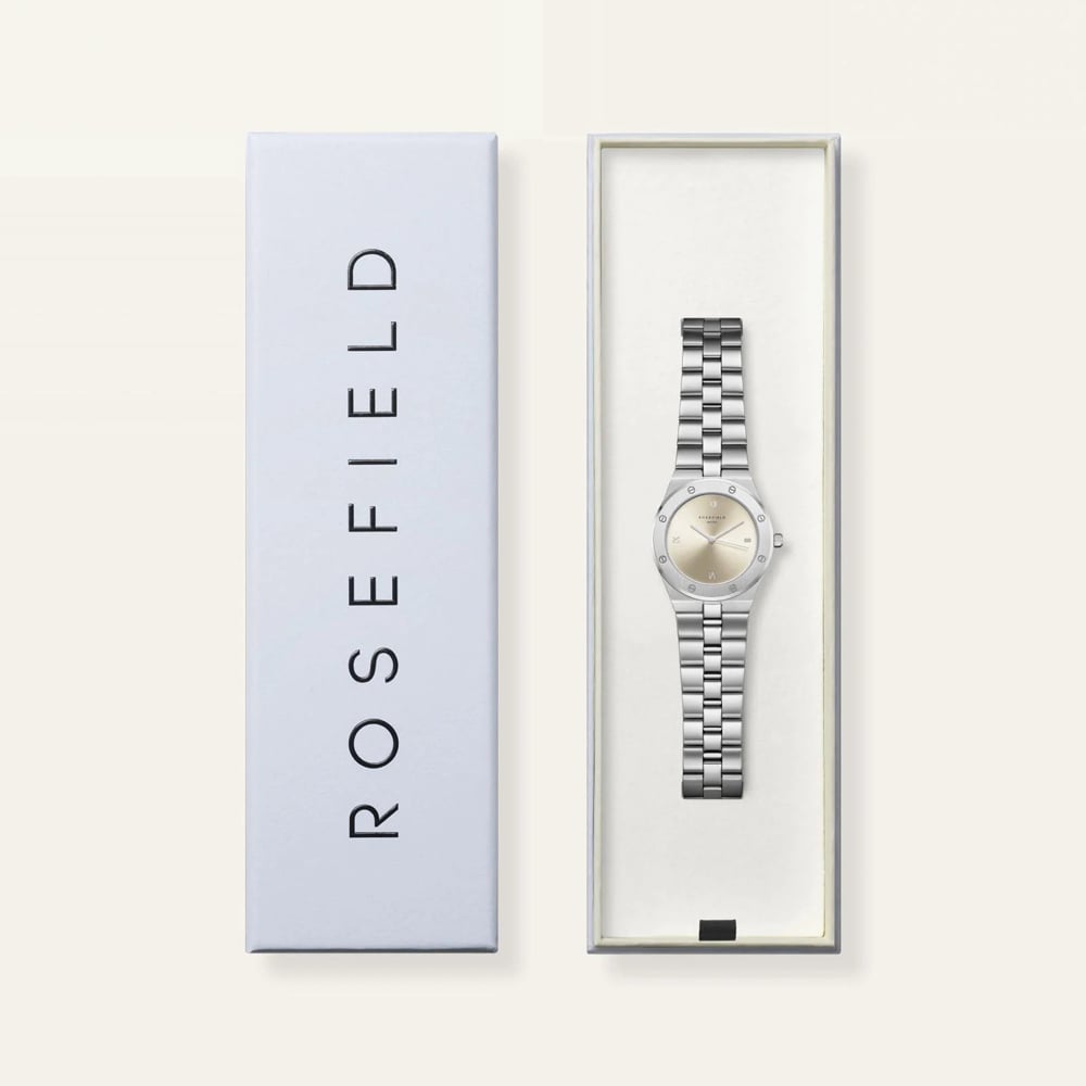 ROSEFIELD Ladies Rose Champagne Dial Bracelet Watch SPCSSS-SP03