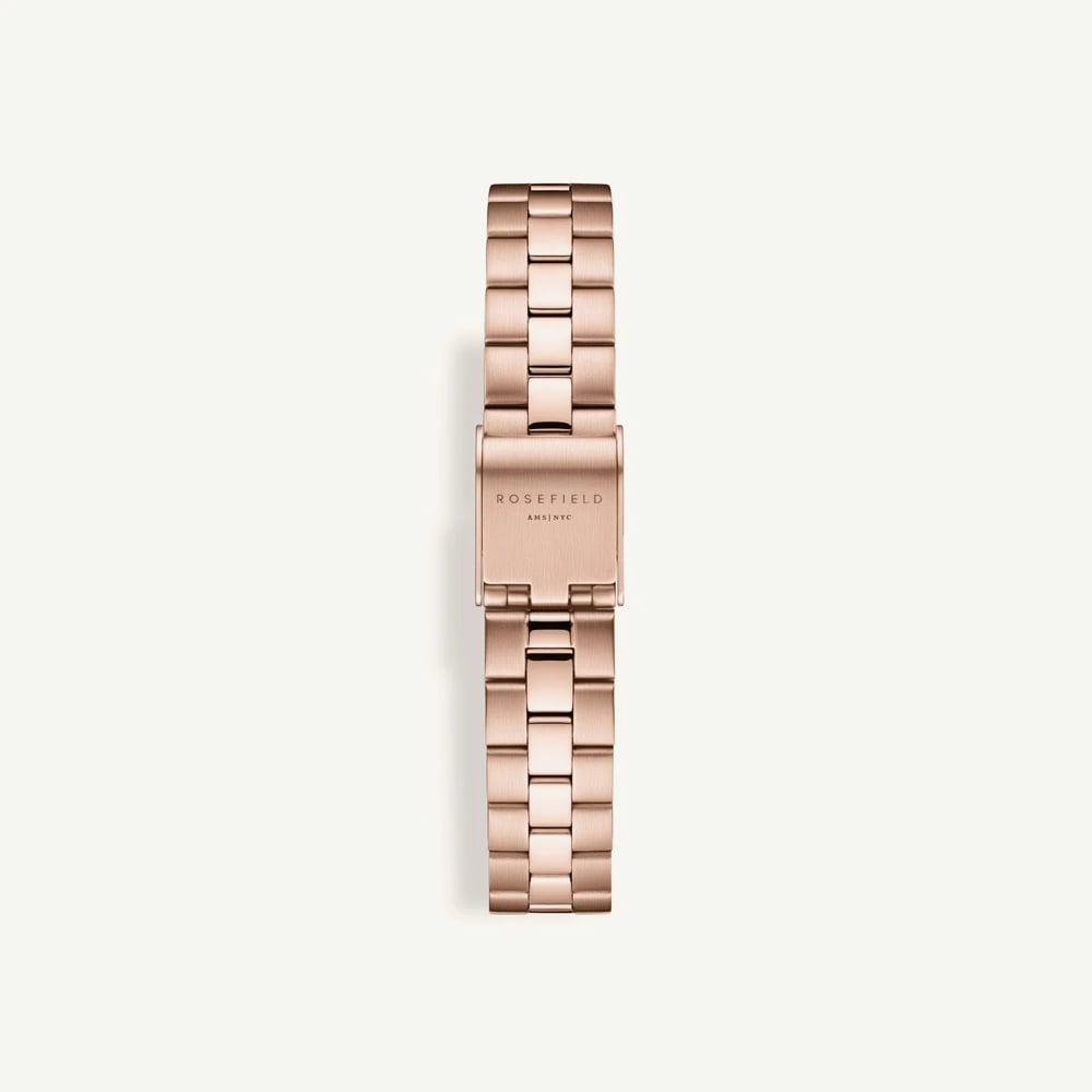 ROSEFIELD Ladies Rose XS Navy Dial Rose Gold Bracelet Watch SPNRSR-SP11