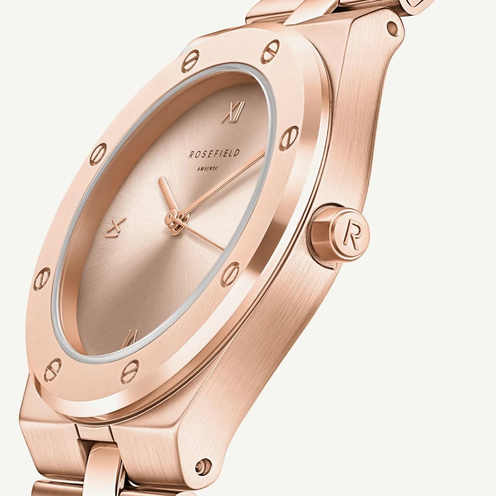 ROSEFIELD Ladies Rose Rose Gold Dial Bracelet Watch SPSRSR-SP04