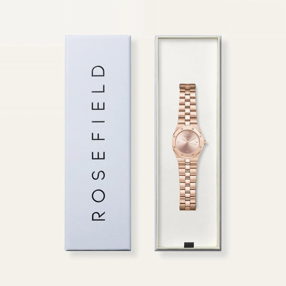 ROSEFIELD Ladies Rose Rose Gold Dial Bracelet Watch SPSRSR-SP04