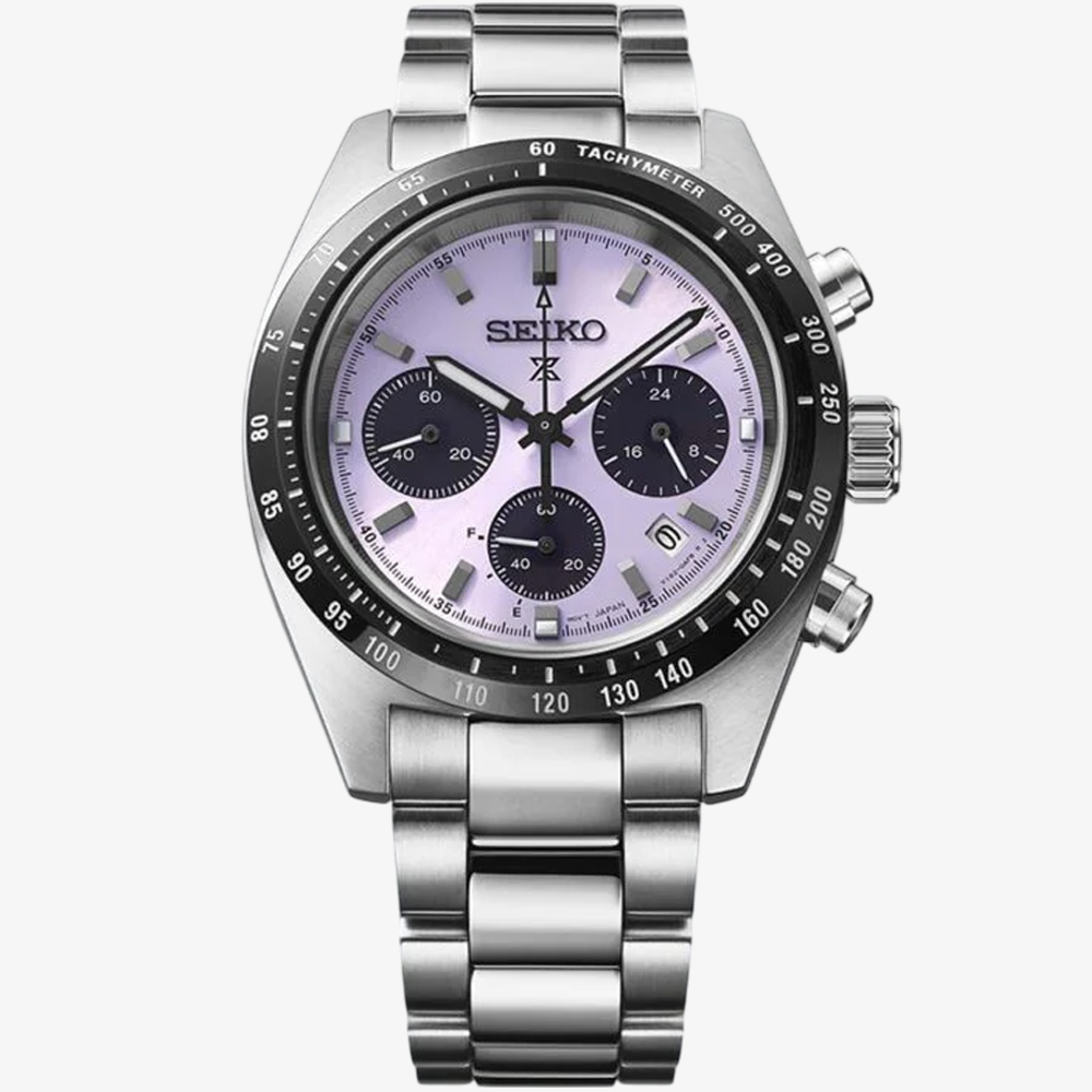 Seiko Unisex Prospex Speedtimer 2025 Tokyo World Athletics Championships Limited Edition Purple Dial Watch SSC955P1