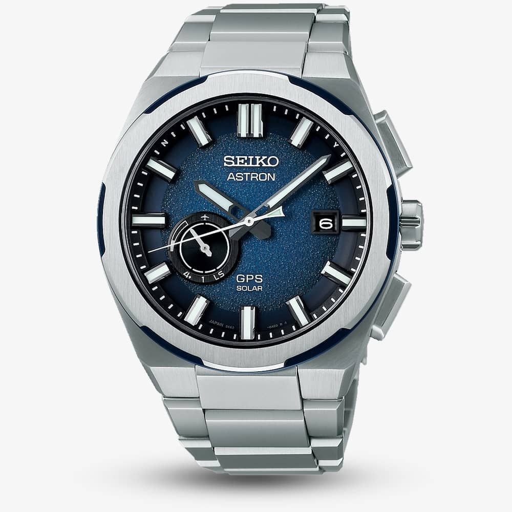 Seiko Mens Astron 3X Earth Aluminium Watch SSJ023J1