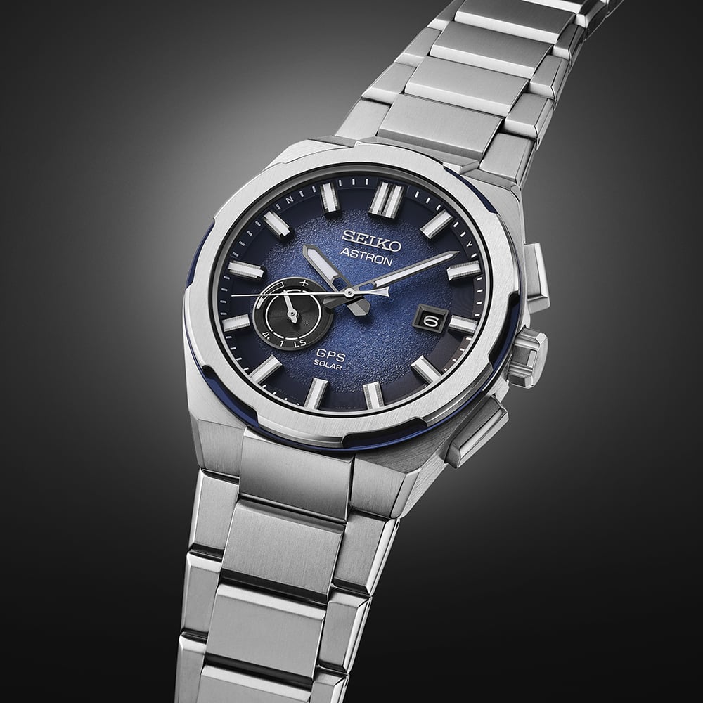 Seiko Mens Astron 3X Earth Aluminium Watch SSJ023J1