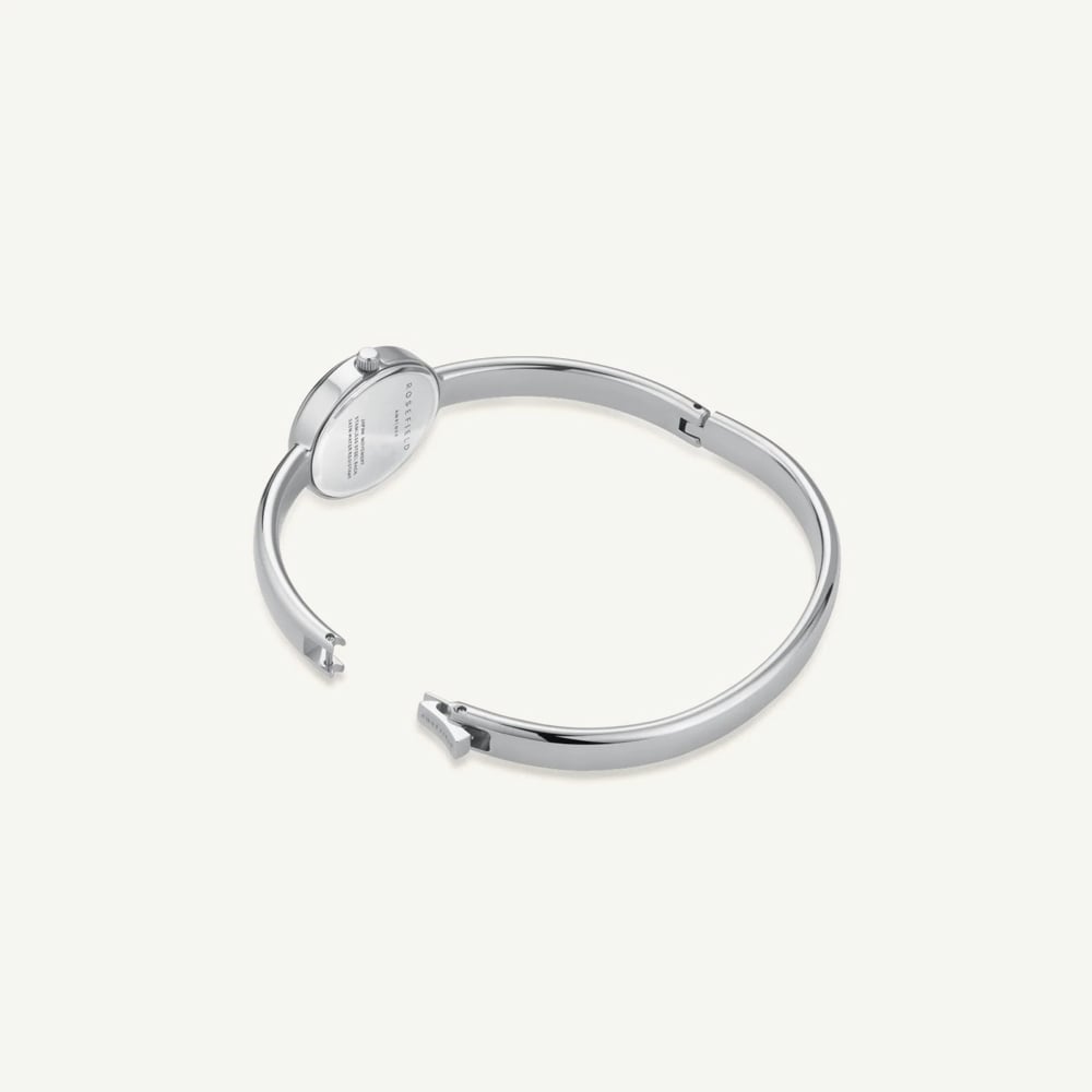 ROSEFIELD Ladies Studio Bangle S White Mother of Pearl Dial Bangle Bracelet Watch STWSSS-ST07