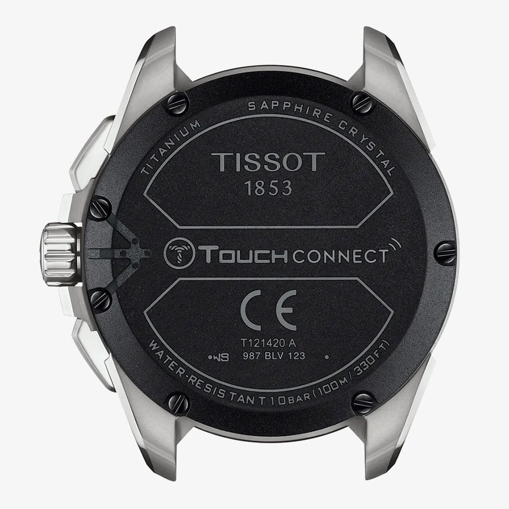 Tissot Mens T-Touch Connect Solar Black Bracelet Smart Watch T121.420.44.051.00