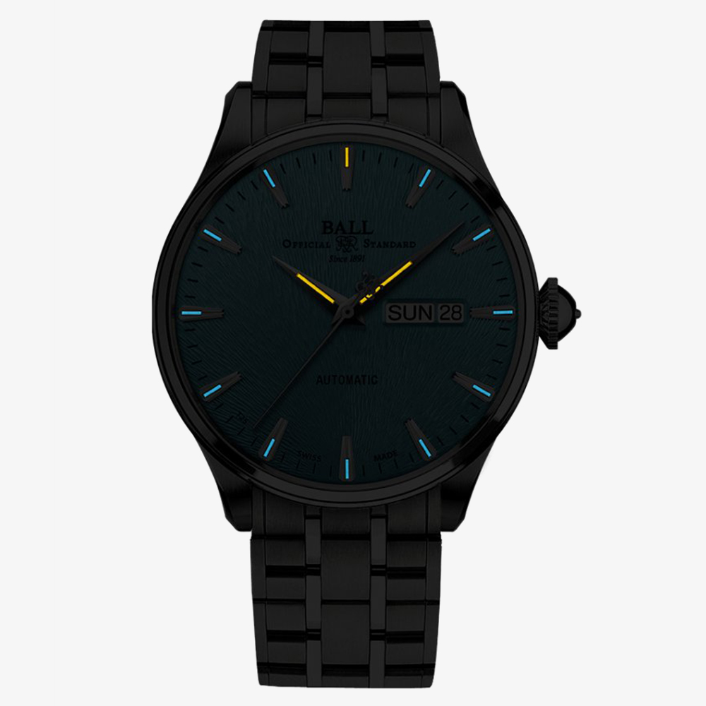 BALL Trainmaster Eternity Ice Blue Watch NM2080D-S2J-IBE