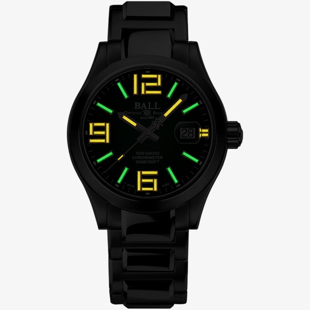 BALL Mens Limited Edition Engineer III Legend Green Dial Watch NM9016C-S7C-GR