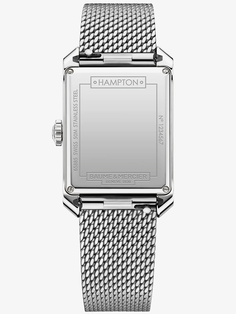 Ex-Display Baume & Mercier Mens Hampton Mesh Watch 10671
