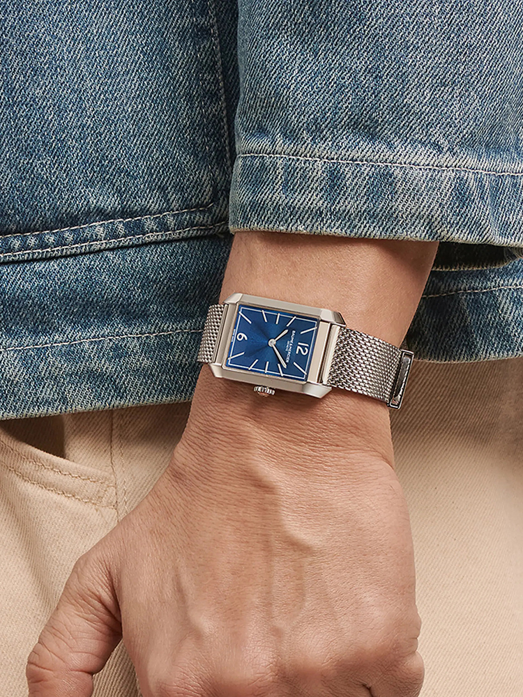 Ex-Display Baume & Mercier Mens Hampton Mesh Watch 10671