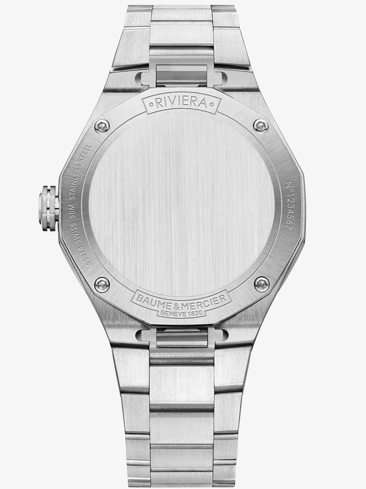 Ex-Display Baume & Mercier Ladies Riviera Diamond Set Mother-Of-Pearl Watch 10662