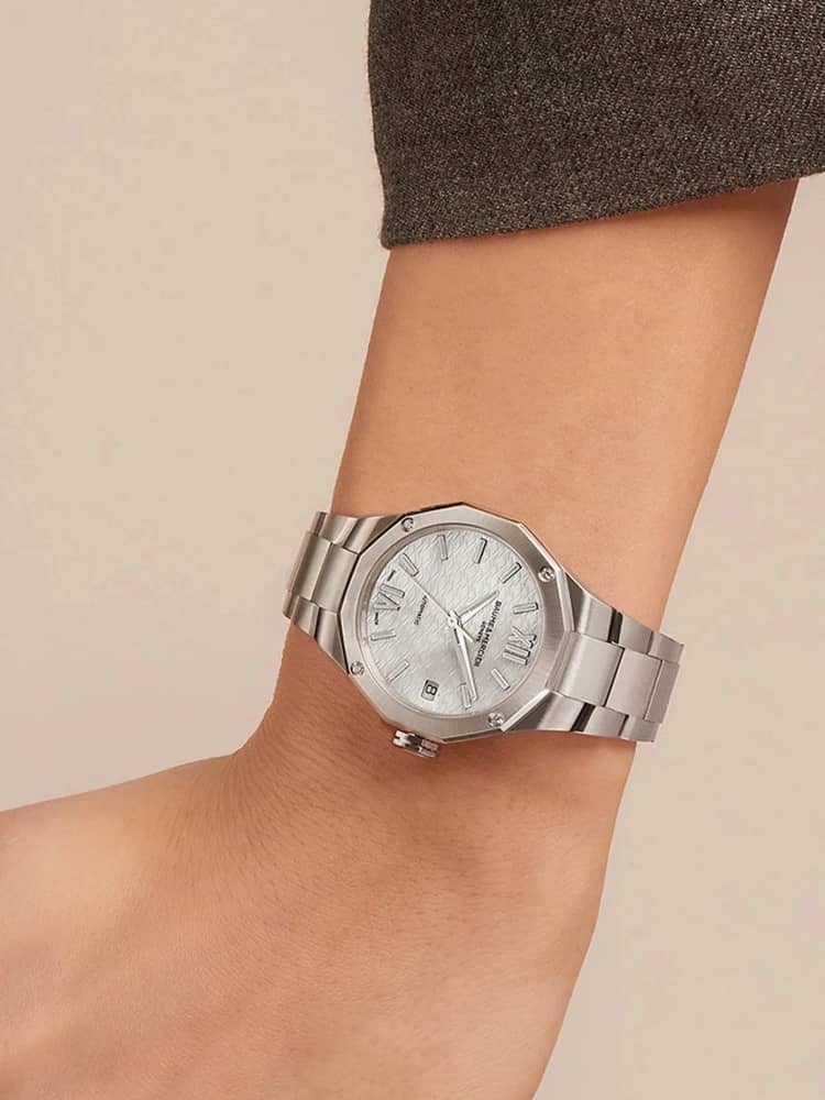 Ex-Display Baume & Mercier Ladies Riviera Mother-Of-Pearl Diamond-Set Automatic Watch 10676