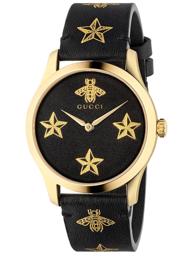 Gucci Ladies G-Timeless Gold Plated 
