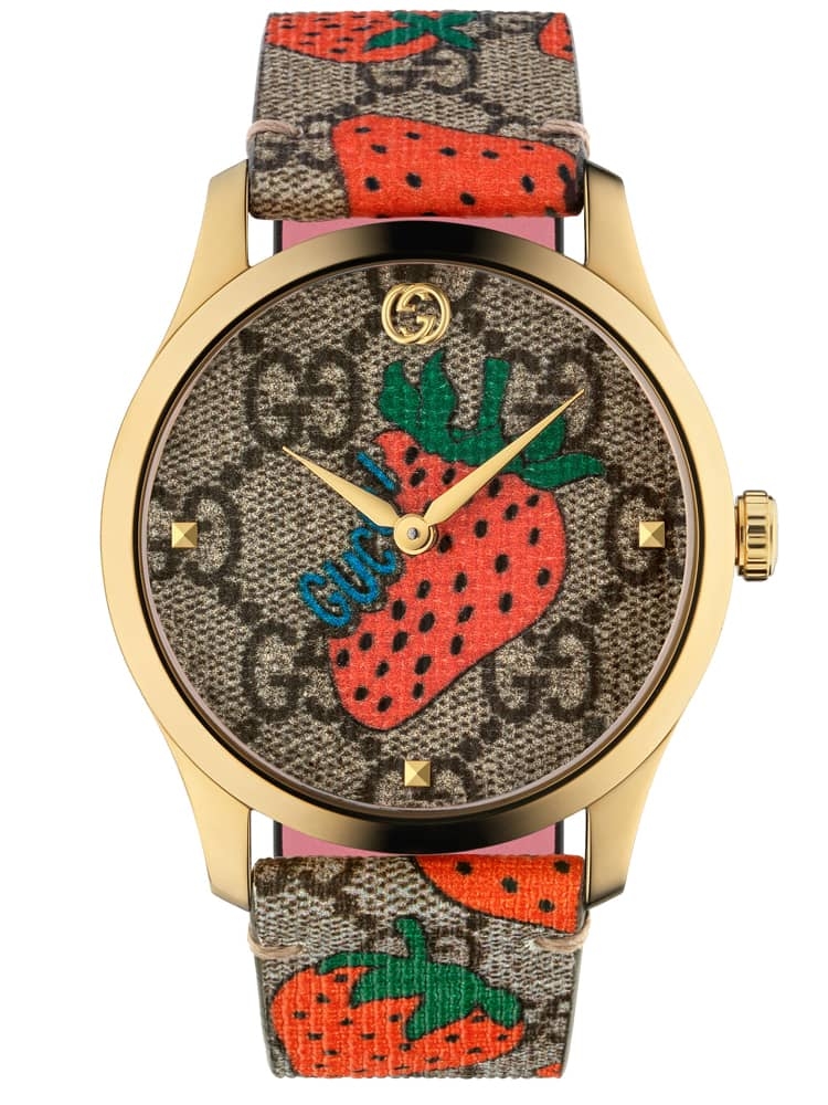 Gucci Ladies G-Timeless Gold Plated 