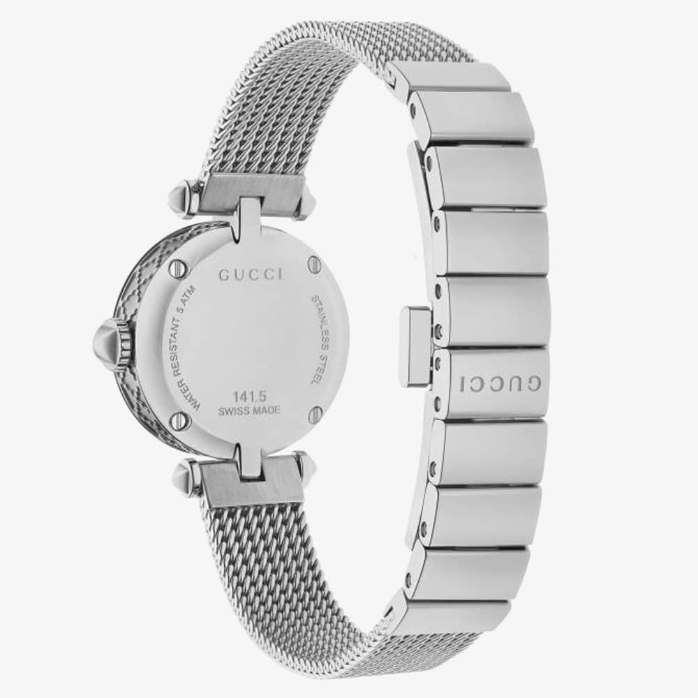 Gucci Diamantissima Mother Of Pearl Diamond Dot Dial Watch YA141512