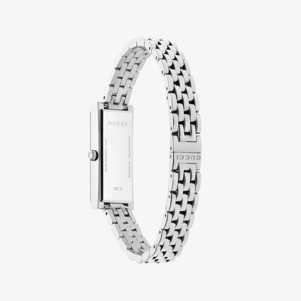 Gucci Ladies G-Frame Pink Rectangle Watch YA127516