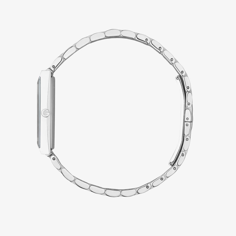 Gucci Ladies G-Frame Pink Rectangle Watch YA127516
