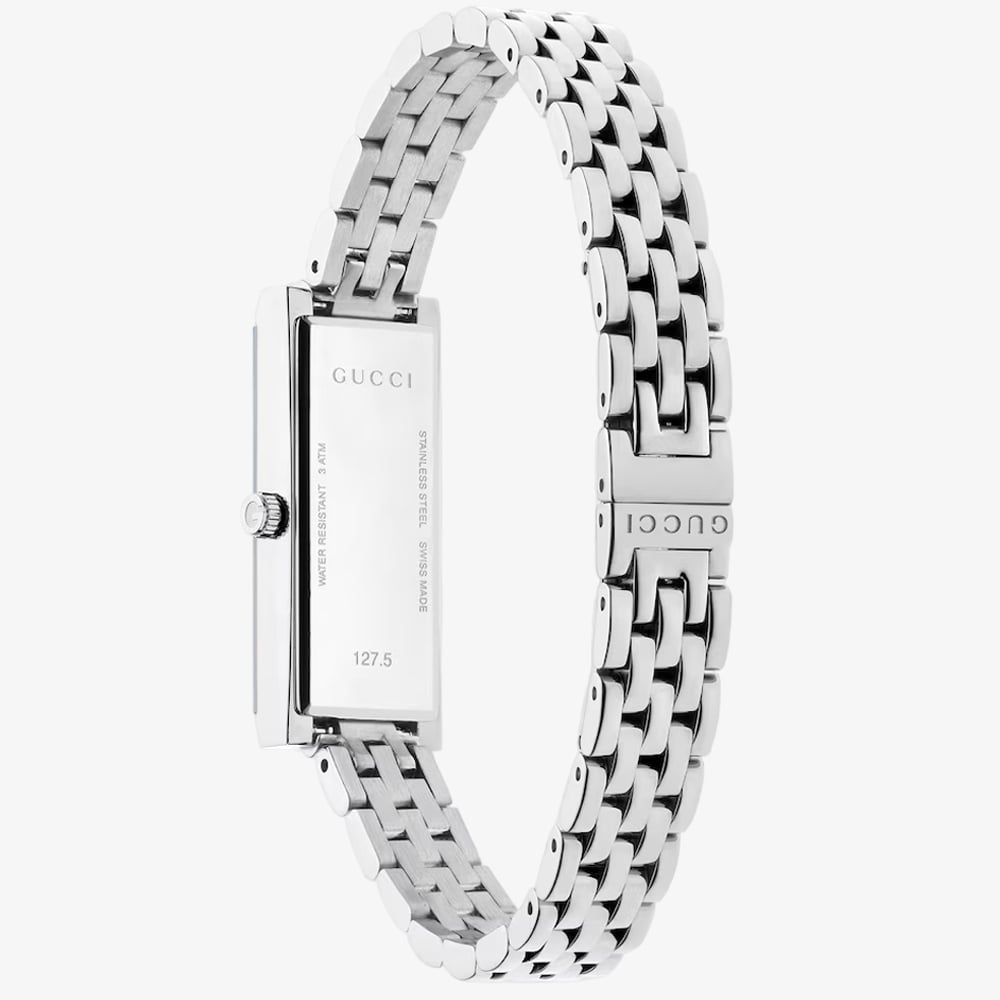 Gucci Ladies G-Frame Red Rectangular Dial Watch YA127518