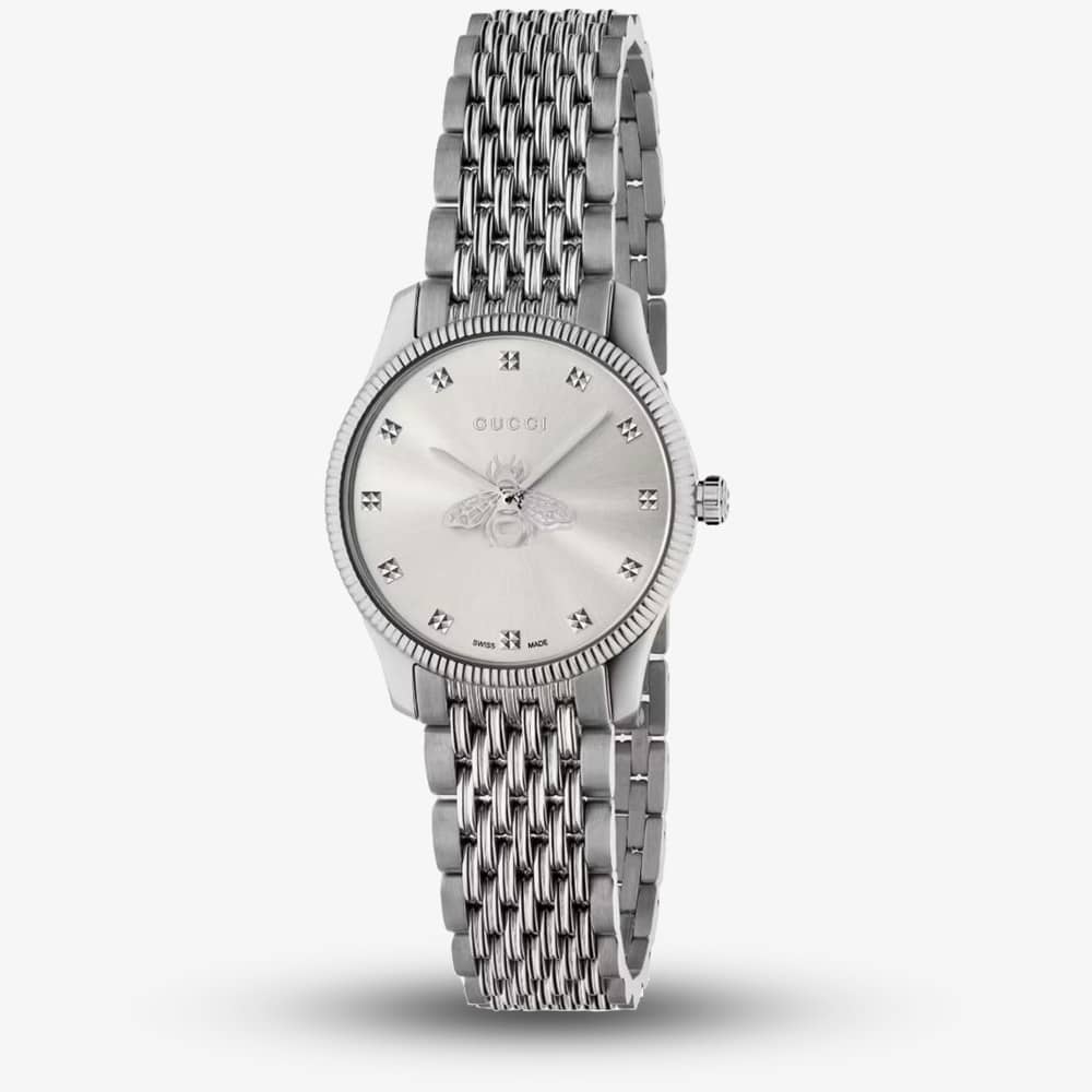 Photos - Wrist Watch GUCCI Ladies Timeless Bracelet Watch YA1265019 