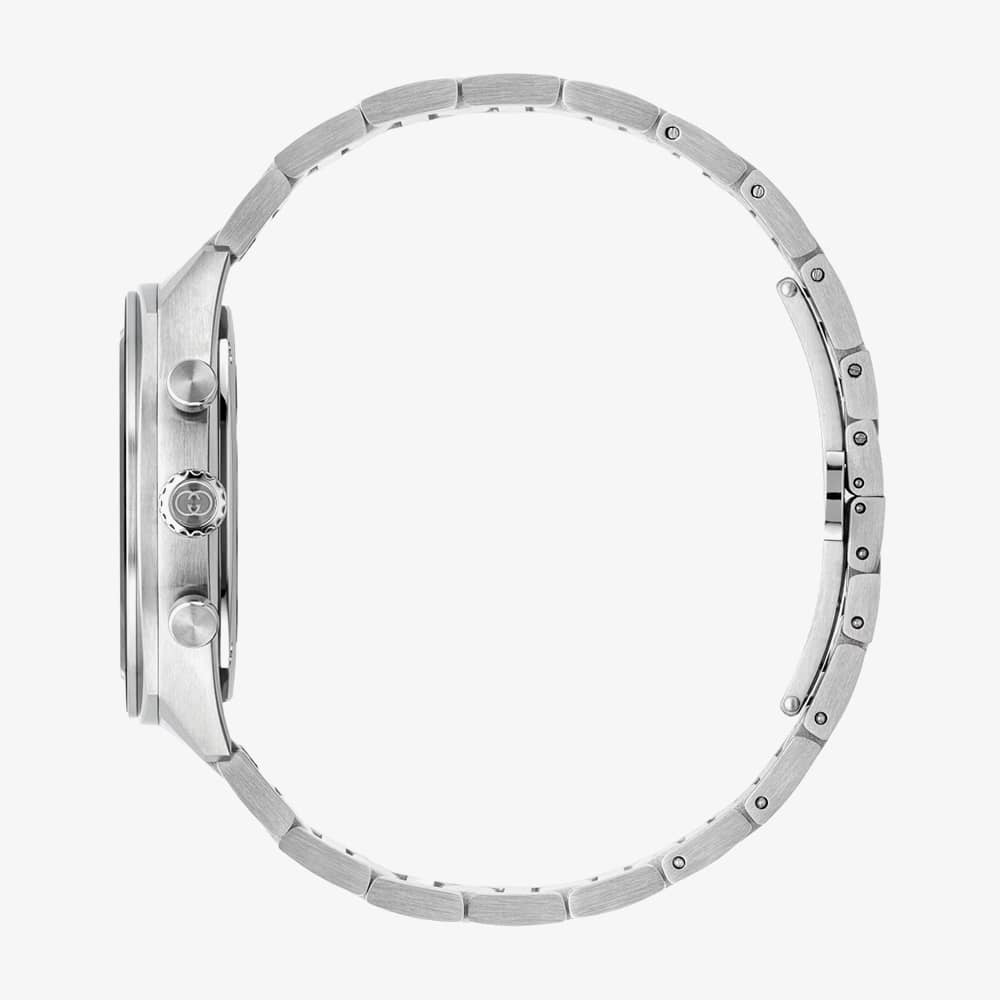 Gucci Interlocking Black Chronograph Watch YA142316