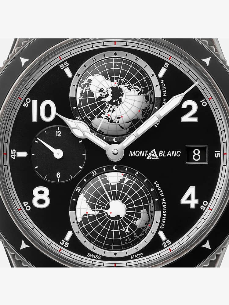 Montblanc Mens Limited Edition 1858 Geosphere UltraBlack Watch 128257