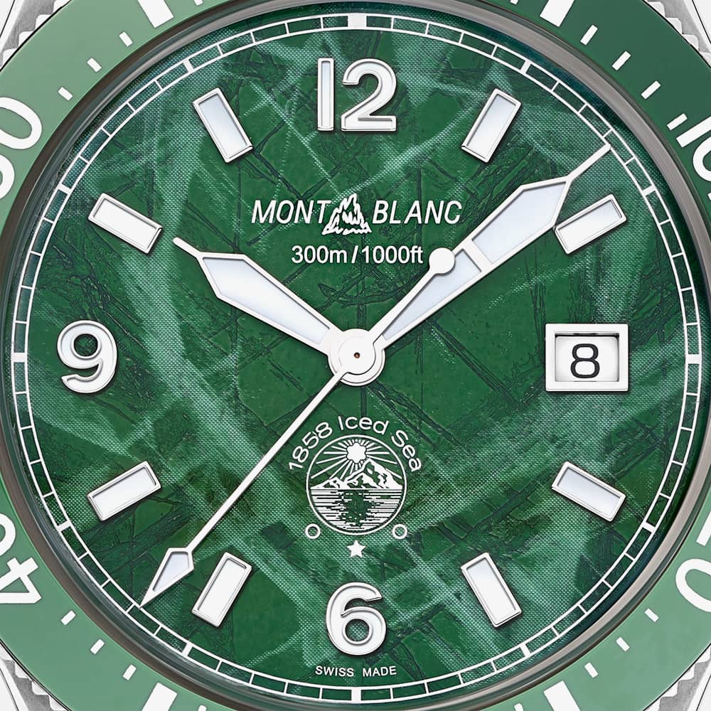 Montblanc 1858 Iced Sea Automatic Date Watch 129373