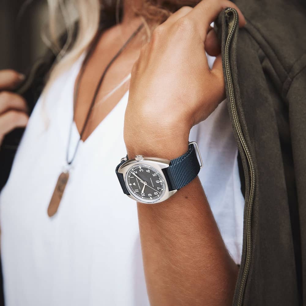 Hamilton Khaki Aviation Pilot Pioneer Blue Watch H76419941