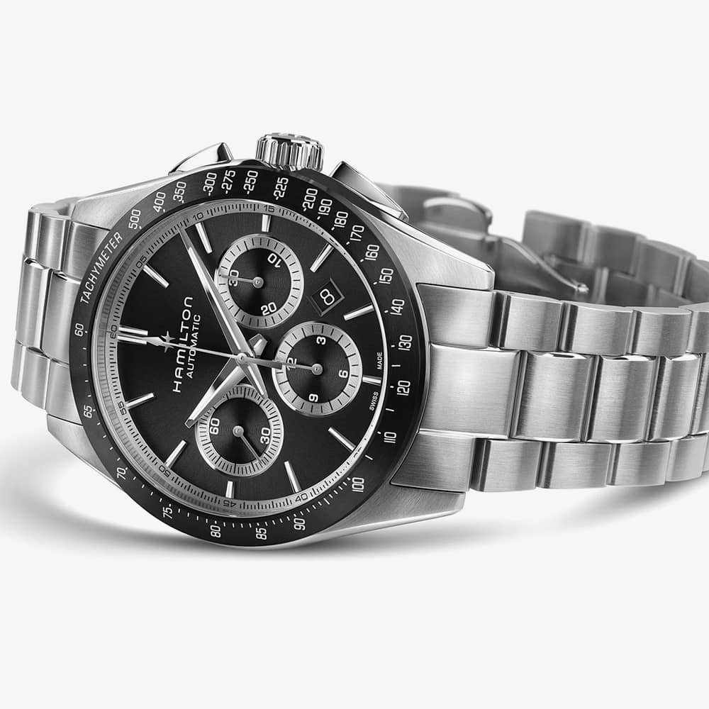 Hamilton Jazzmaster Performer Black Chronograph Watch H36606130