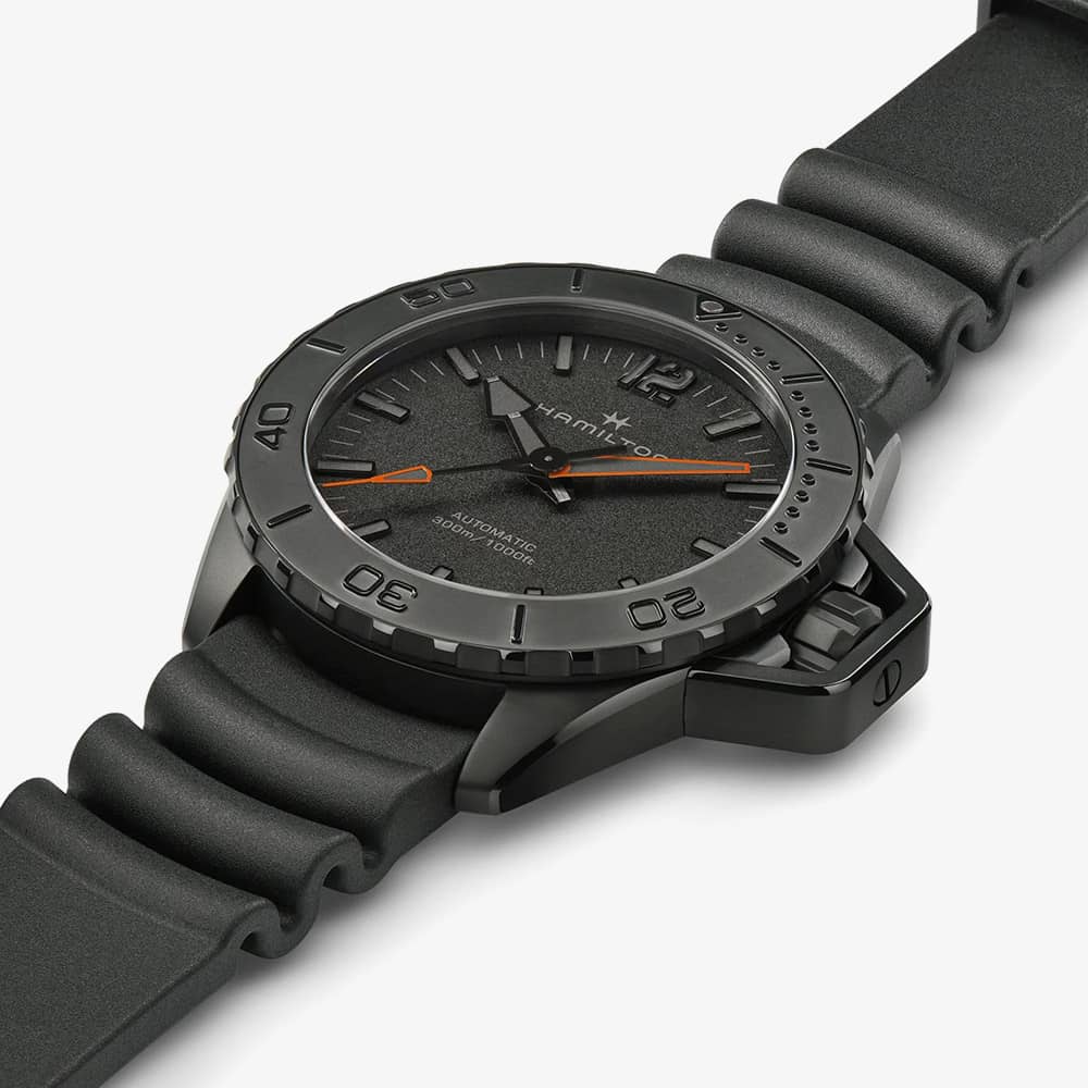 Hamilton Khaki Navy Frogman Black Automatic Watch H77845330