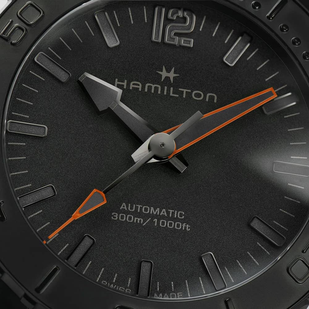 Hamilton Khaki Navy Frogman Black Automatic Watch H77845330