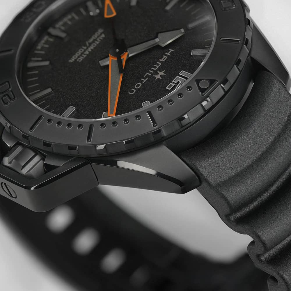 Hamilton Khaki Navy Frogman Black Automatic Watch H77845330