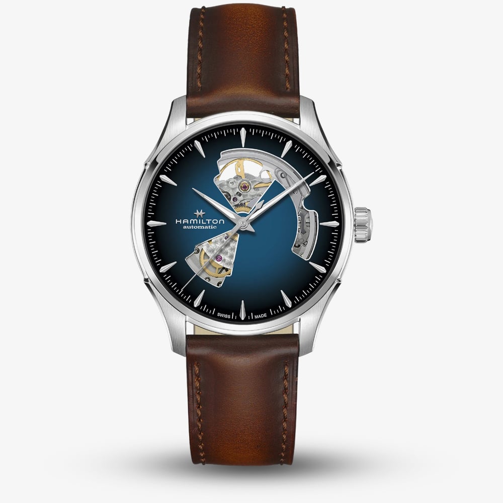 Hamilton Jazzmaster Open Heart Blue Dial Watch H32675540