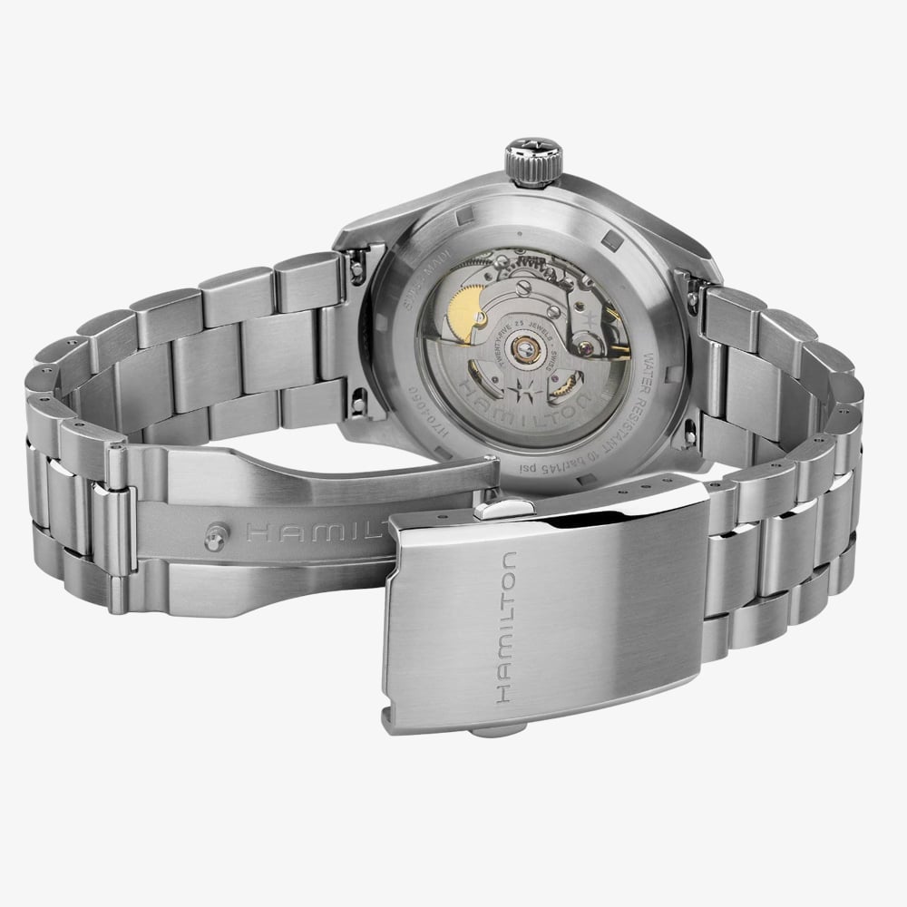 Hamilton Mens Khaki Field Murph 38mm Black Bracelet Watch H70405130