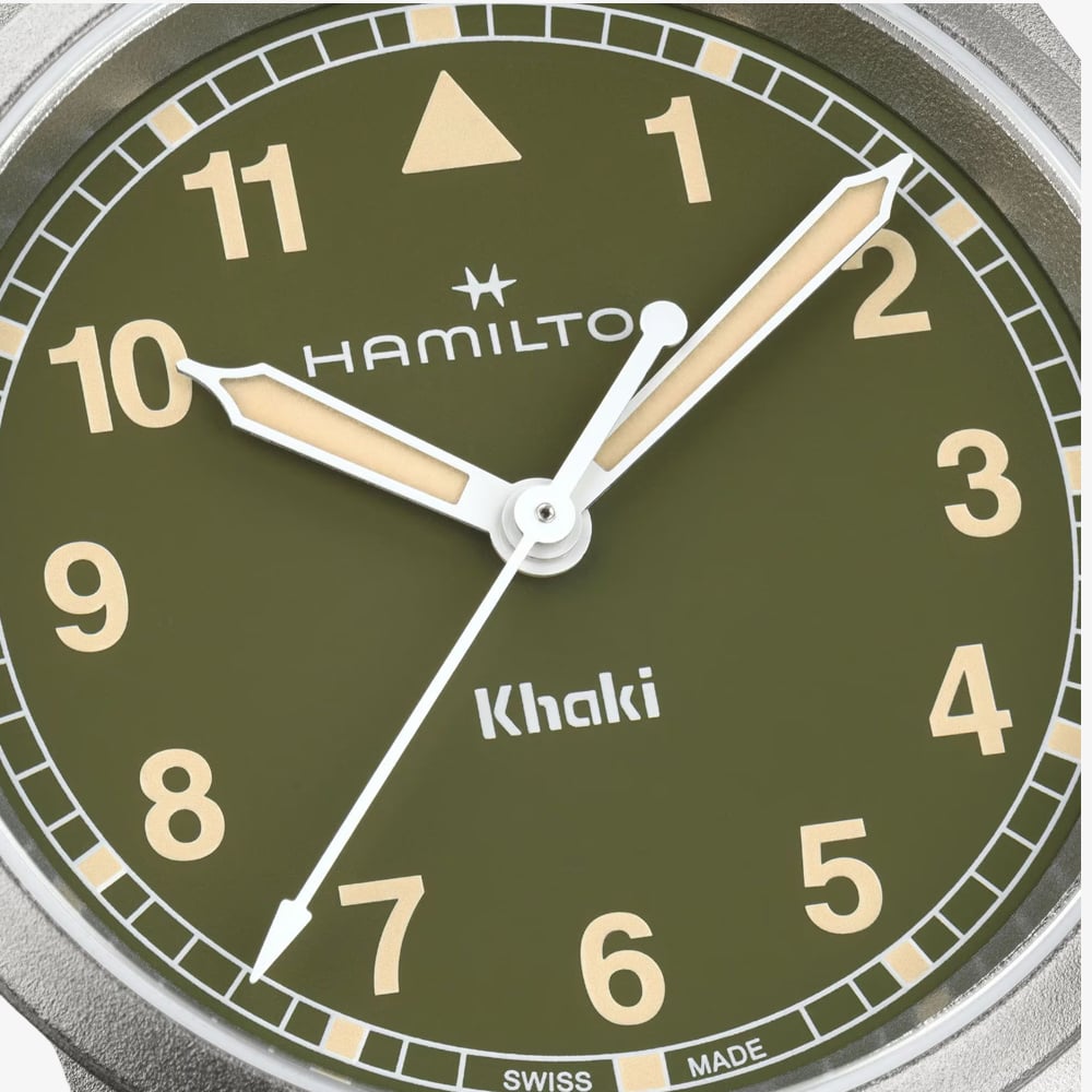 Hamilton Ladies Khaki Field Quartz 33mm Green Dial Watch H69301160