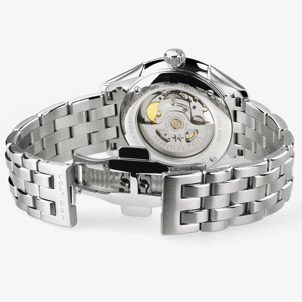 Hamilton Mens Jazzmaster Open Heart Auto 40mm Bracelet Watch H32675101