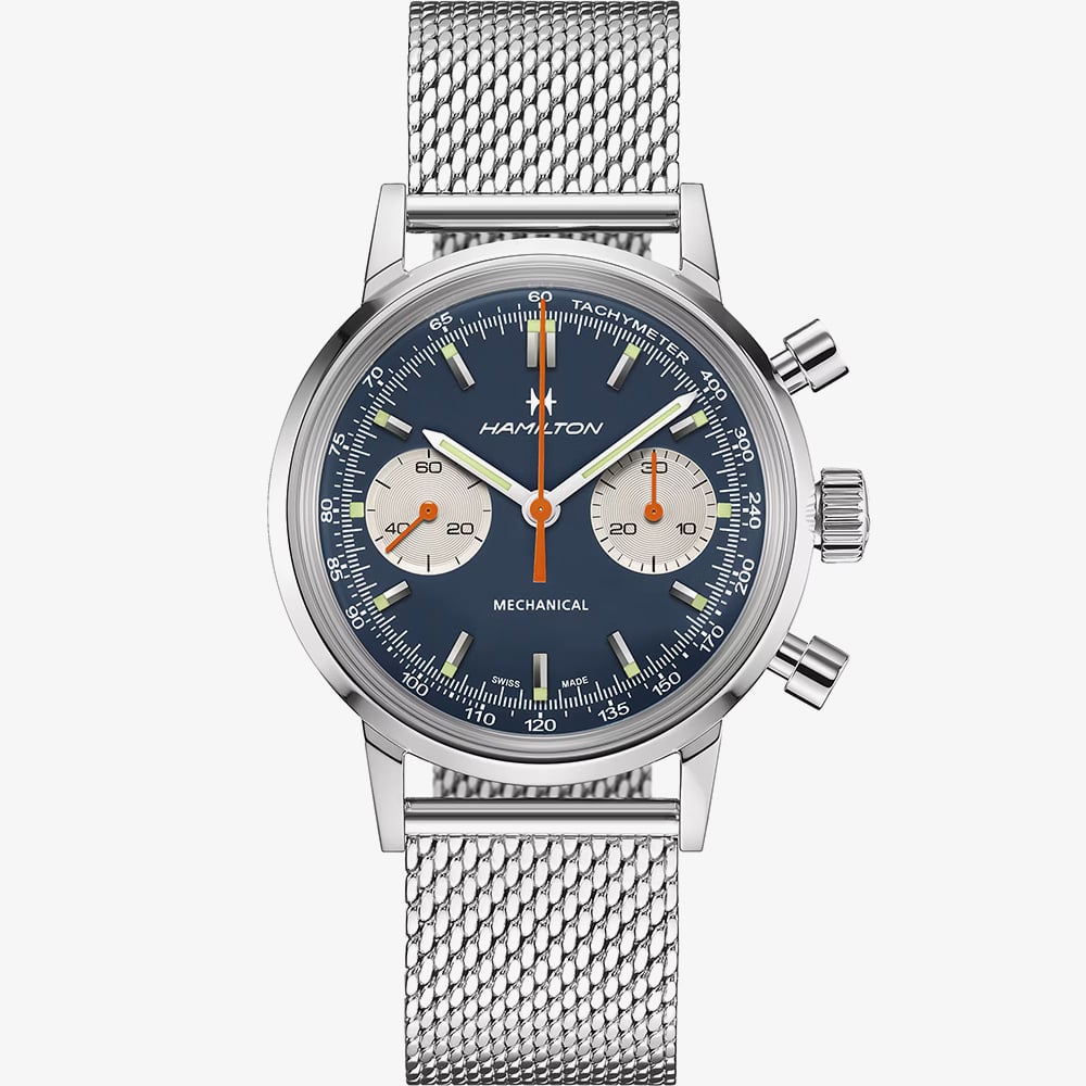 Hamilton Mens American Classic Intra-Matic Chronograph H Watch H38429541
