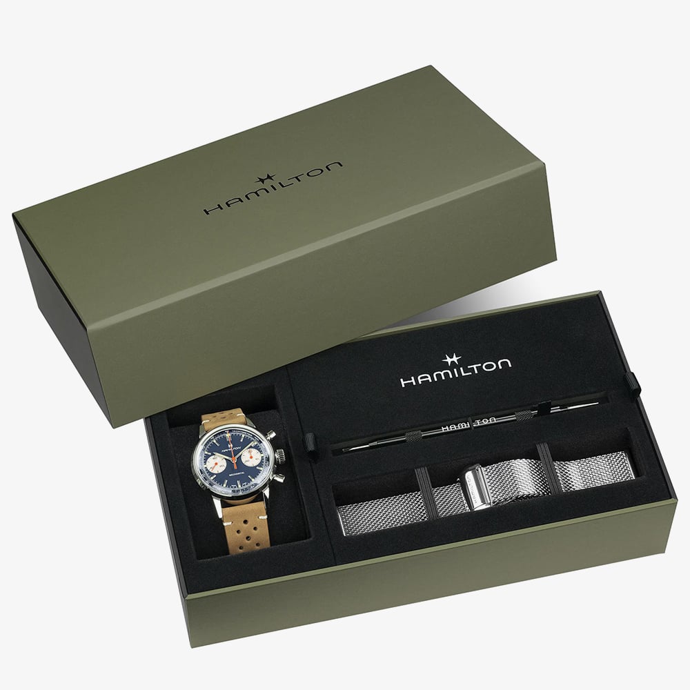 Hamilton Mens American Classic Intra-Matic Chronograph H Watch H38429541