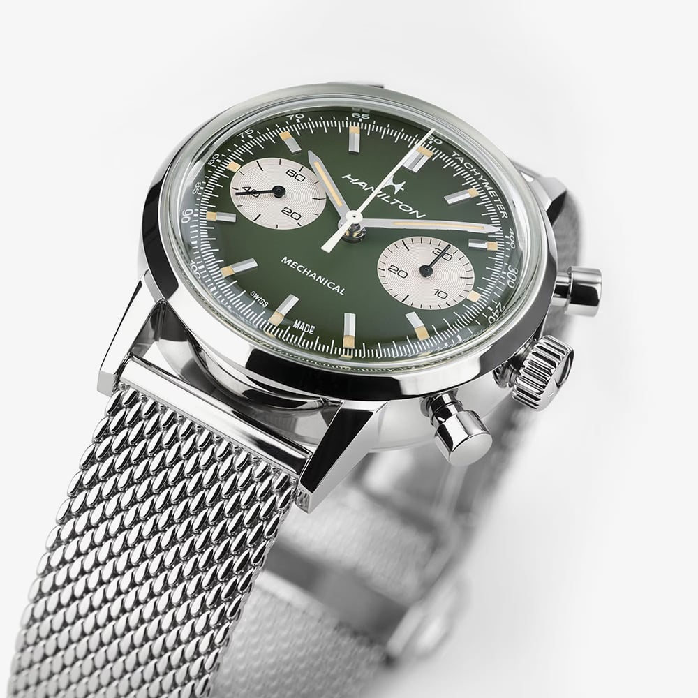 Hamilton Mens American Classic Intra-Matic Chronograph H Watch H38429861